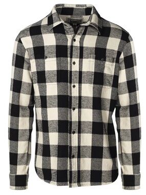 Tailor Vintage Black & White Buffalo Check Button-Down Shirt